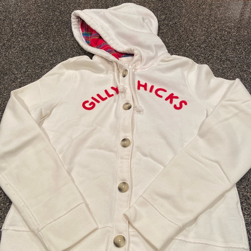 Gilly Hicks Button Down Hoodie